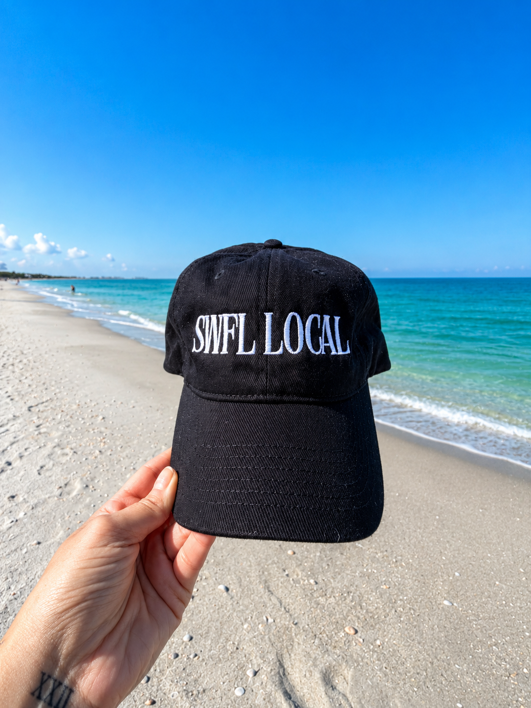 SWFL Local Black Classic Dad Hat