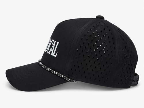 SWFL Local Black Performance Rope Hat