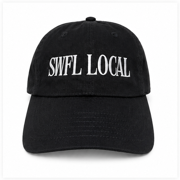 SWFL Local Black Classic Dad Hat