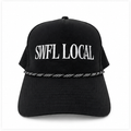 SWFL Local Black Performance Rope Hat