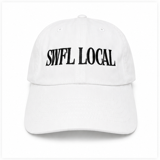 SWFL Local White Classic Dad Hat