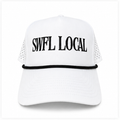 SWFL Local White Performance Rope Hat