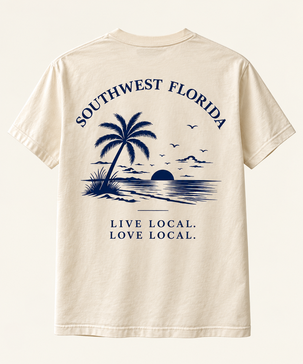 Southwest Florida Tee | Ivory