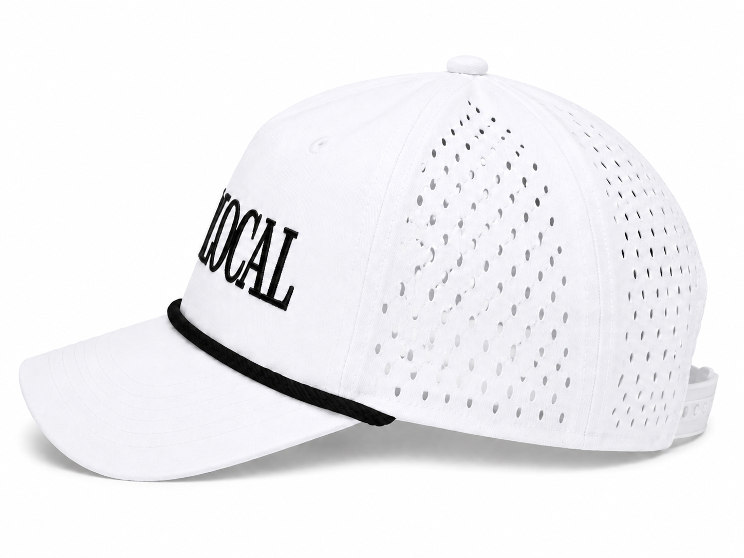 SWFL Local White Performance Rope Hat