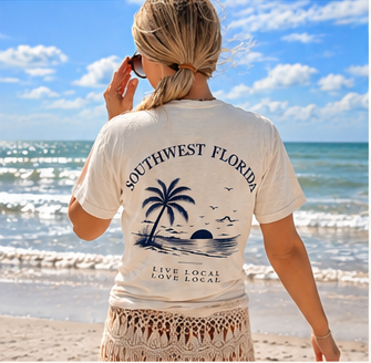 Southwest Florida Tee | Ivory